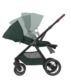 Carrinho de Bebé Oxford Plus da Maxi-Cosi - Sistema de viagem 3-em-1 - Twillic Green