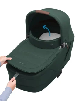 Carrinho de Bebé Oxford Plus da Maxi-Cosi - Sistema de viagem 3-em-1 - Twillic Green