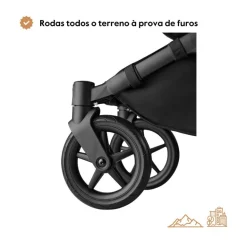 Carrinho de Bebé para Gémeos Bugaboo Donkey 5 Twin - Graphite/Gris Melange