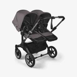 Carrinho de Bebé para Gémeos Bugaboo Donkey 5 Twin - Graphite/Gris Melange