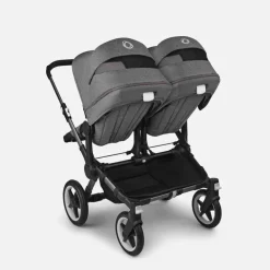Carrinho de Bebé para Gémeos Bugaboo Donkey 5 Twin - Graphite/Gris Melange