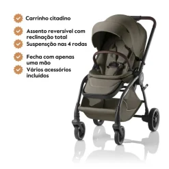 Carrinho de Bebé Rio da Britax Römer - Lux Urban Olive
