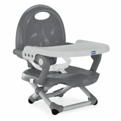 Chicco Assento de Papa Portátil Pocket Snack - Dark Grey