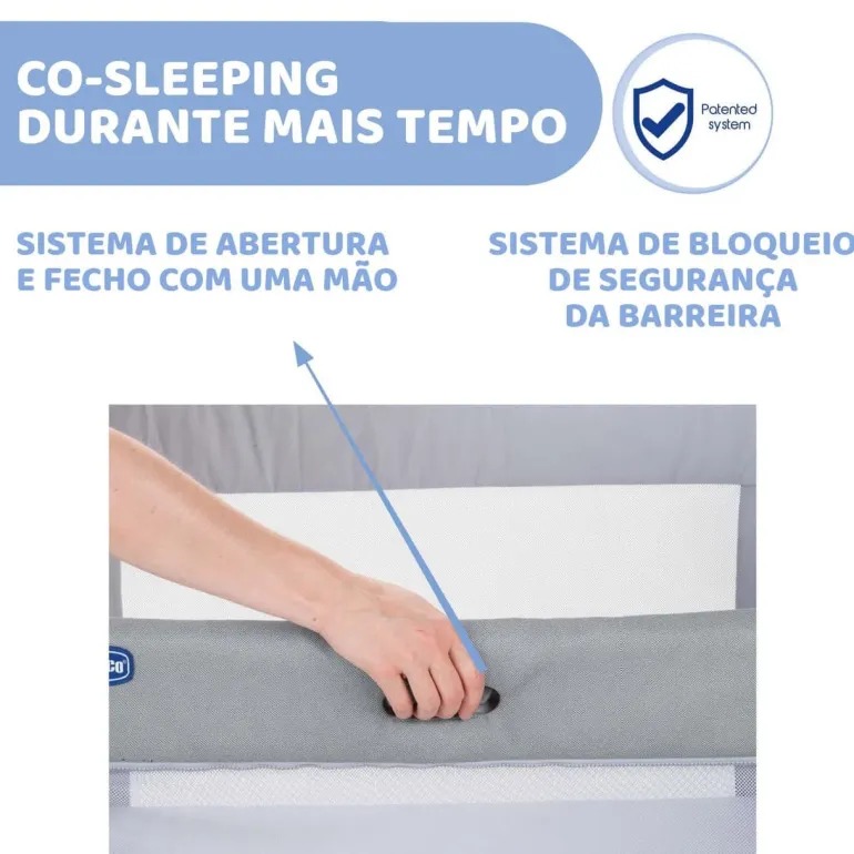 Chicco Berço Next2Me Forever - Moon Grey
