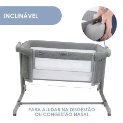 Chicco Berço Next2Me Magic Evo - Dark Grey