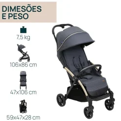 Chicco Carrinho de Bebé Goody Xplus - Dark Shadow