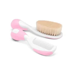 Chicco Escova e pente cerda - Rosa