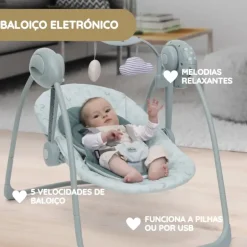 Chicco Espreguiçadeira Swing & Play - Matcha