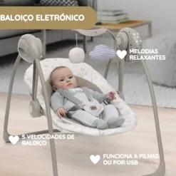 Chicco Espreguiçadeira Swing & Play - Vanilla