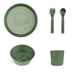 Citron Conjunto de Alimentação em PLA - Dino Verde