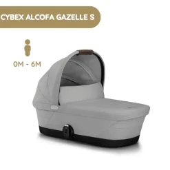 Cybex Alcofa Gazelle S - Stone Grey
