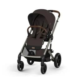 Cybex Balios S Lux Carrinho de Bebé com Alcofa Dobrável - Chocolate Brown