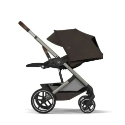 Cybex Balios S Lux Carrinho de Bebé com Alcofa Dobrável - Chocolate Brown