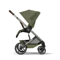Cybex Balios S Lux Carrinho de Bebé com Alcofa Dobrável - Moss Green