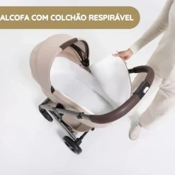 Cybex Balios S Lux Carrinho de Bebé com Alcofa Dobrável - Moss Green