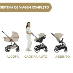 Cybex Balios S Lux Carrinho de Bebé com Alcofa Dobrável - Moss Green