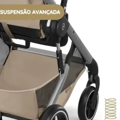 Cybex Balios S Lux Carrinho de Bebé com Alcofa Dobrável - Stormy Blue