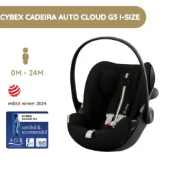 Cybex Cadeira Auto Cloud G3 i-Size Plus - Moon Black