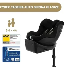 Cybex Cadeira Auto Sirona Gi i-Size Plus - Moon Black