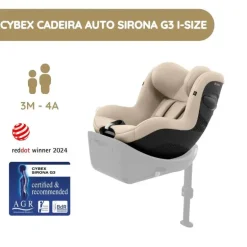 Cybex Cadeira Auto Sirona G3 i-Size - Almond Beige