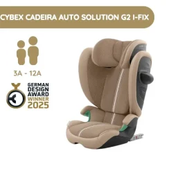 Cybex Cadeira Auto Solution G2 i-Fix Plus - Almond Beige
