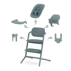 Cybex Cadeira da Papa Lemo 4 em 1 - Stone Blue