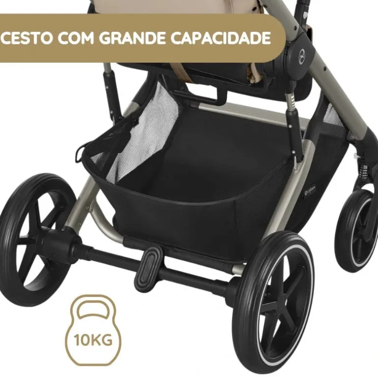Cybex Carrinho de Bebé Balios S Lux - Stormy Blue