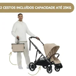 Cybex Carrinho de Bebé e-Gazelle S TPE - Seashell Beige