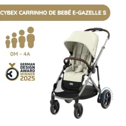 Cybex Carrinho de Bebé e-Gazelle S TPE - Seashell Beige
