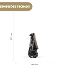 Cybex Carrinho de Bebé e-Gazelle S TPE - Moss Green