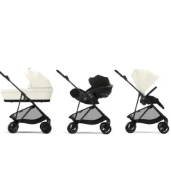 Cybex Carrinho de Bebé Melio Carbon (2025) - Canvas White