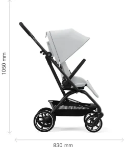 Cybex Eezy S Twist+ 2 Carrinho de Bebé - Magic Black