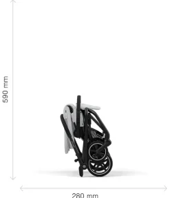Cybex Eezy S Twist+ 2 Carrinho de Bebé - Magic Black