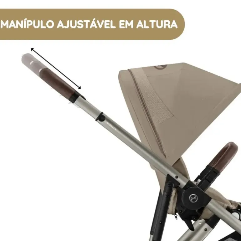 Cybex Gazelle S Carrinho de Bebé - Almond Beige