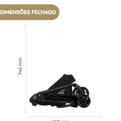Cybex Melio Carbon Carrinho de Bebé - Stormy Blue