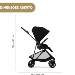 Cybex Melio Carbon Carrinho de Bebé - Moss Green
