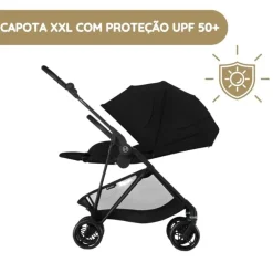 Cybex Melio Carbon Carrinho de Bebé - Chocolate Brown