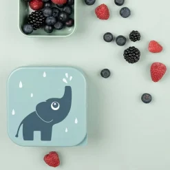 Done by Deer Pack 3 Caixas para Snacks - Deer friends Blue mix