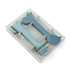 Done by Deer Pack de 2 Colheres em Silicone - Lalee Blue