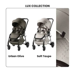 Duo Rio Carrinho de Bebé + Alcofa da Britax Romer - Style Teak