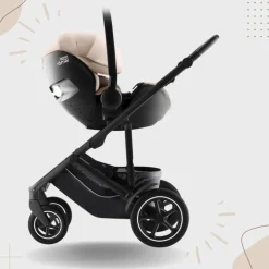 Duo Rio Carrinho de Bebé + Ovinho Baby-Safe Pro da Britax Römer - Style Teak