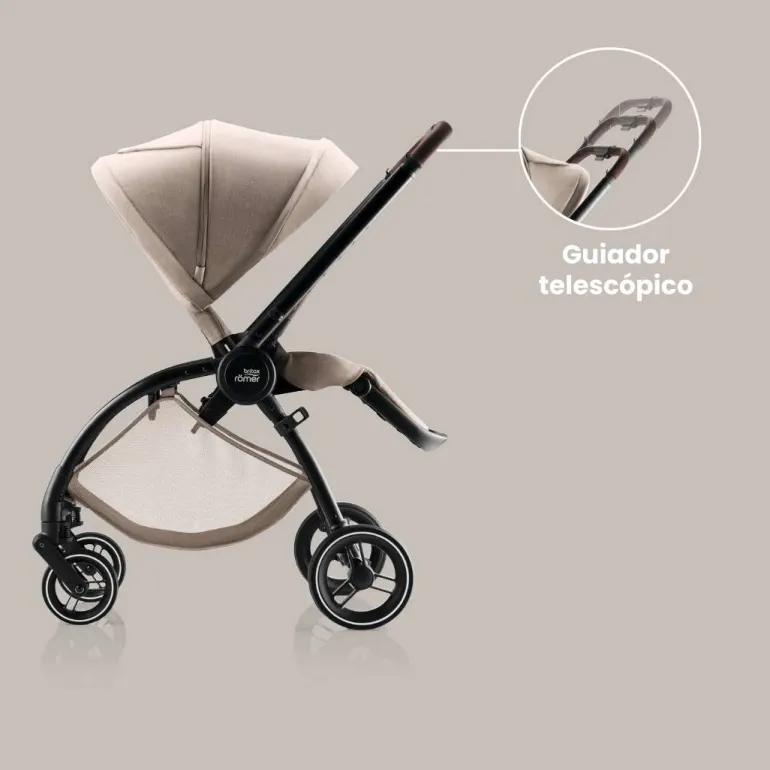Duo Rio Carrinho de Bebé + Ovinho Baby-Safe Pro da Britax Römer - Style Teak