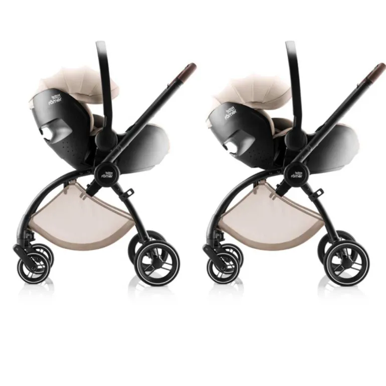 Duo Rio Carrinho de Bebé + Ovinho Baby-Safe Pro da Britax Römer - Style Teak