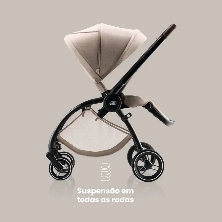 Duo Rio Carrinho de Bebé + Ovinho Baby-Safe Pro da Britax Römer - Style Teak