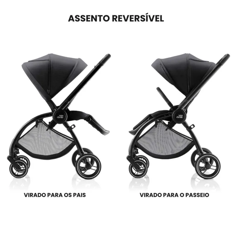 Duo Rio Carrinho de Bebé + Ovinho Baby-Safe Pro da Britax Römer - Style Teak