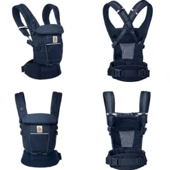 Ergobaby Adapt SoftFlex Mesh Azul Meia Noite - Mochila Portabebé
