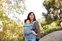 Ergobaby Adapt SoftFlex Mesh Azul Pizarra - Mochila Portabebé