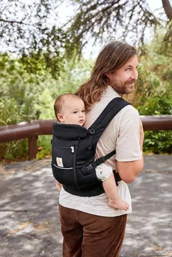 Ergobaby Adapt SoftFlex Mesh Negro - Mochila Portabebé