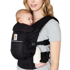 Ergobaby Adapt SoftFlex Mesh Negro - Mochila Portabebé
