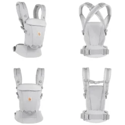 Ergobaby Adapt SoftTouch Algodão Cinza Pérola - Mochila Portabebé